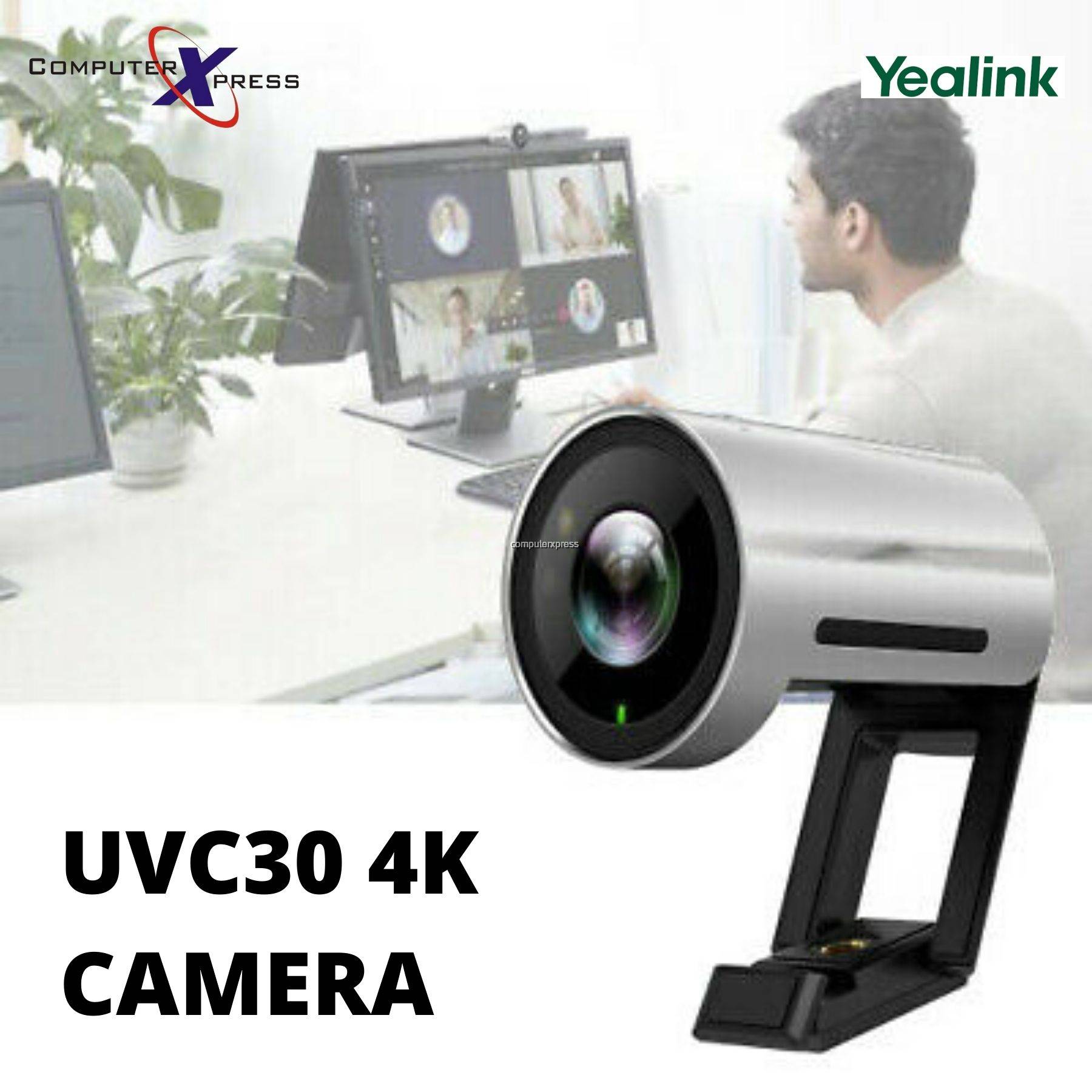 Yealink UVC30-Desktop 4K Webcam Camera